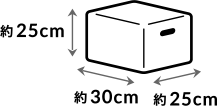 小ダンボール （各辺の合計が80cm以内）